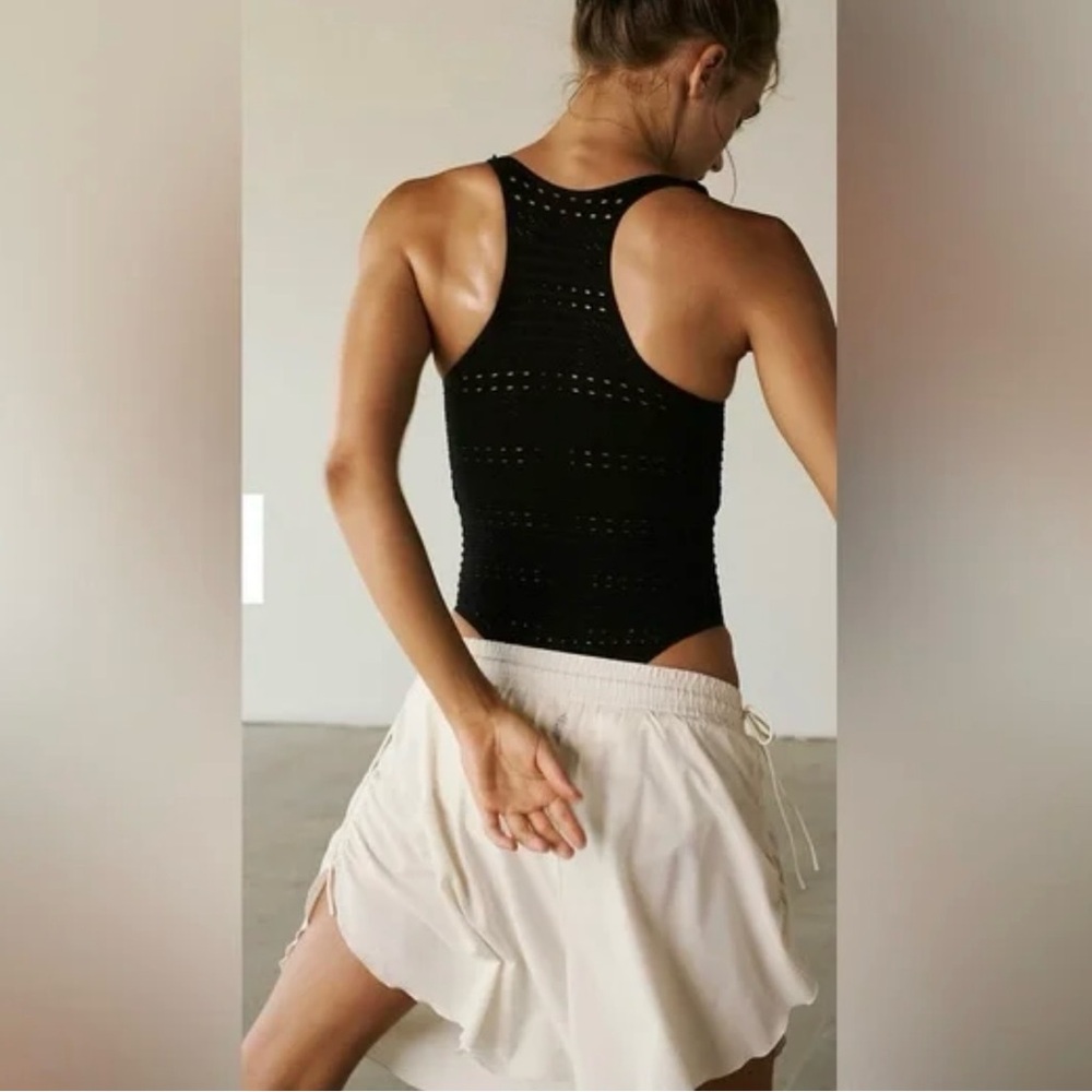 Free People Movement Tighten Up Crochet Bodysuit NWOT - Picture 3 of 5